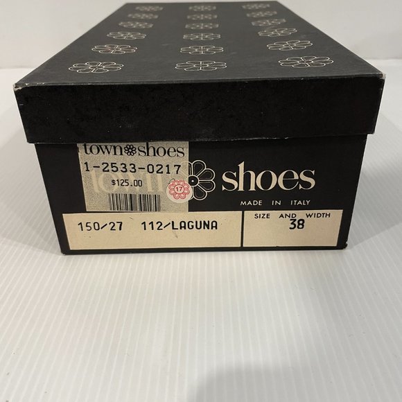 Town Shoes Womens Blue Laguna Size 8/38 Heels Gently Used - Picture 5 of 5